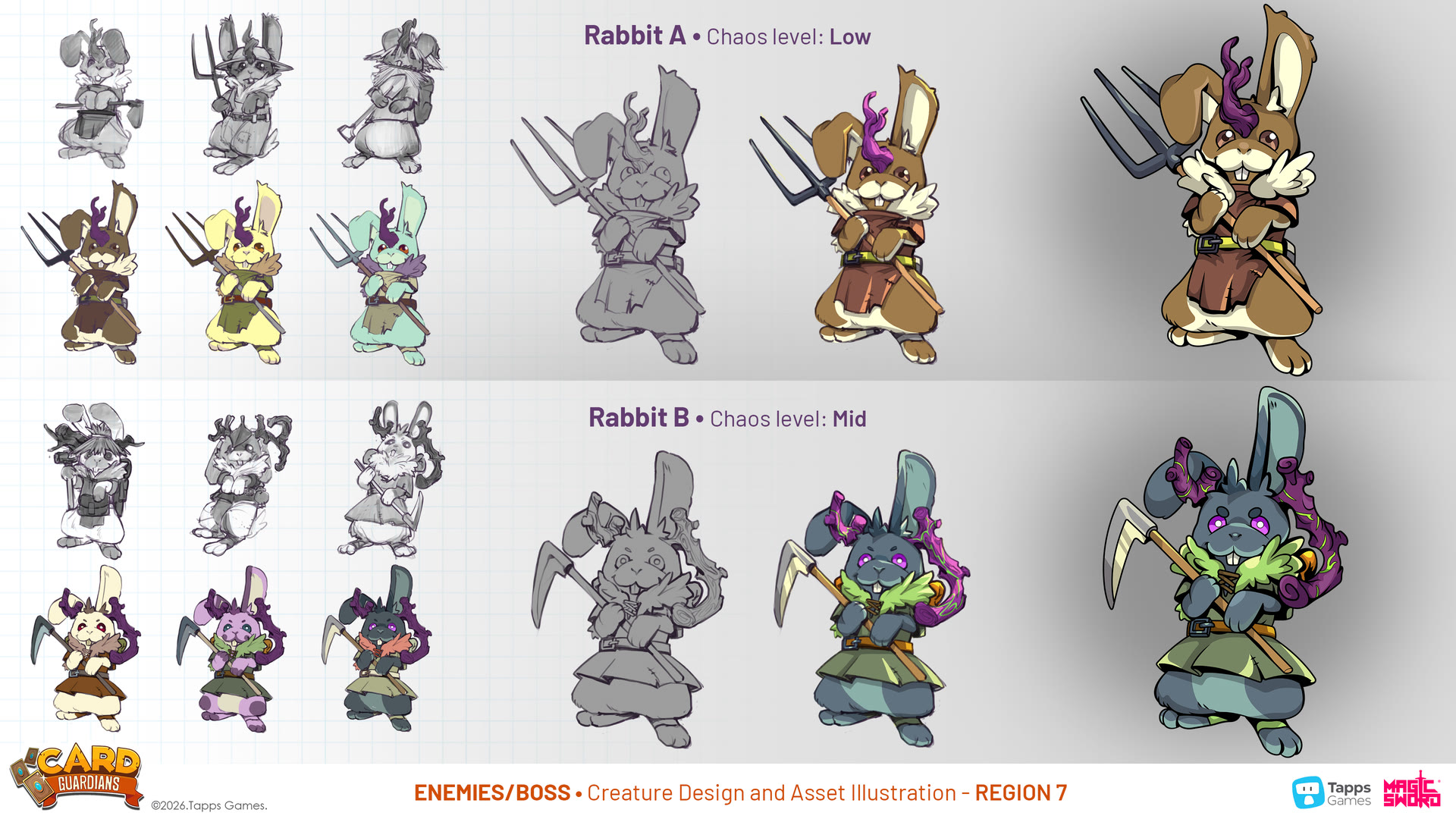 Enemy concept art for Card Guardians by Magic Sword Studio for Tapps Games (4 of 19)